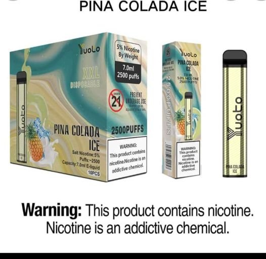 Yuoto Xxl Disposable 2500 Puffs Vape - Pina Colada Ice