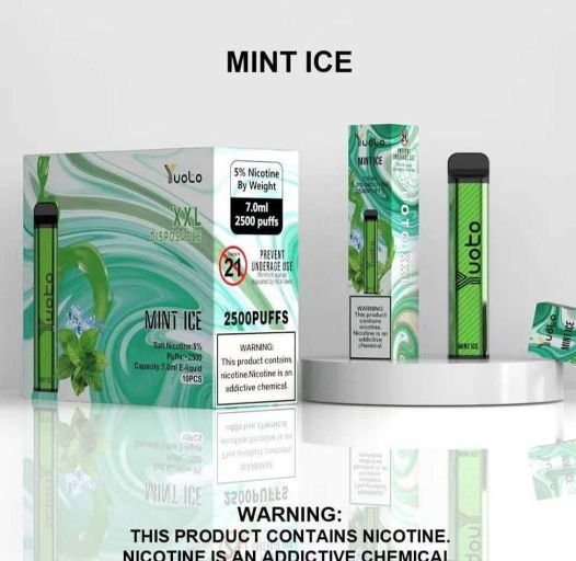 Yuoto Xxl Disposable 2500 Puffs Vape - Mint Ice