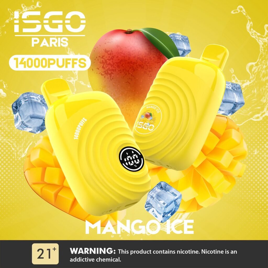 ISGO Paris 14000 Puffs  Vape - Mango Ice