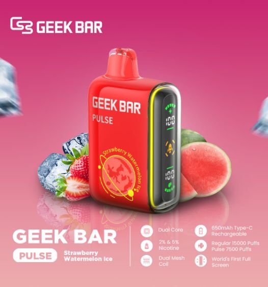 Geek Bar Pulse Disposable - Strawberry Watermelon Ice