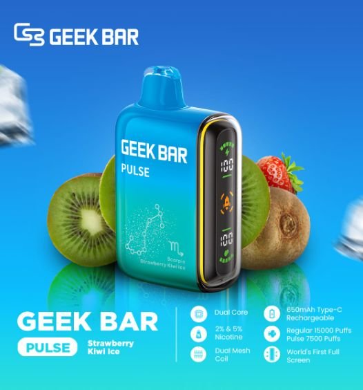 Geek Bar Pulse Disposable - Strawberry Kiwi Ice