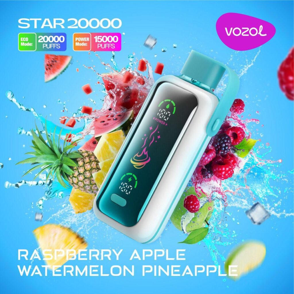 Vozol Star 20000 Raspberry Apple Watermelon Pineapple