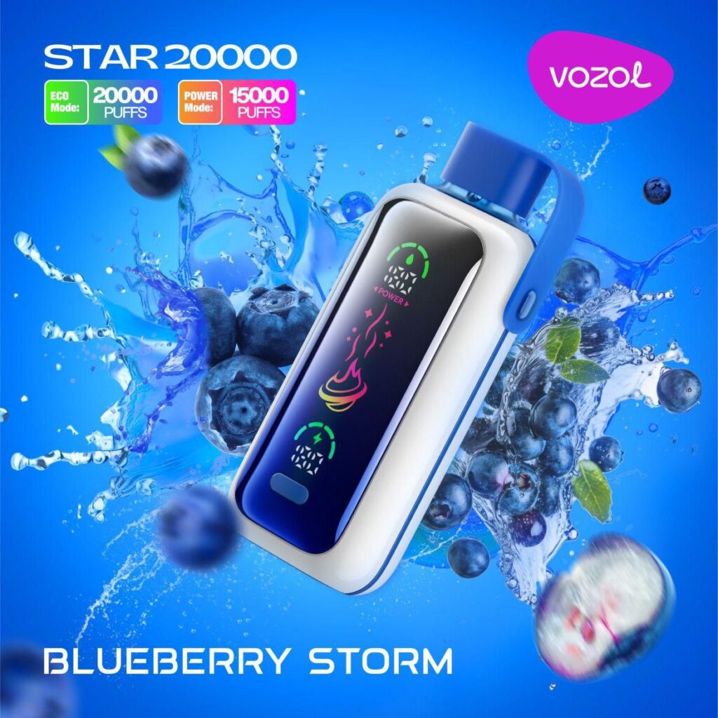 Vozol Star 20000 Puffs Blueberry Strom