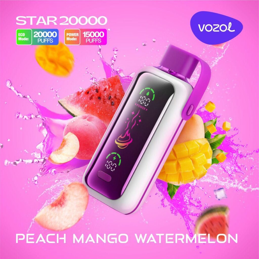 Vozol Star 20000 Puffs Peach Mango Watermelon