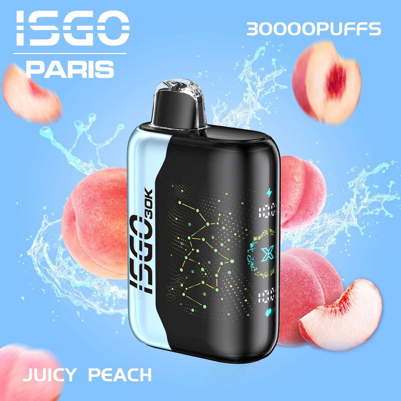 ISGO Paris X 30000 Puffs Disposable Vape Juicy Peach