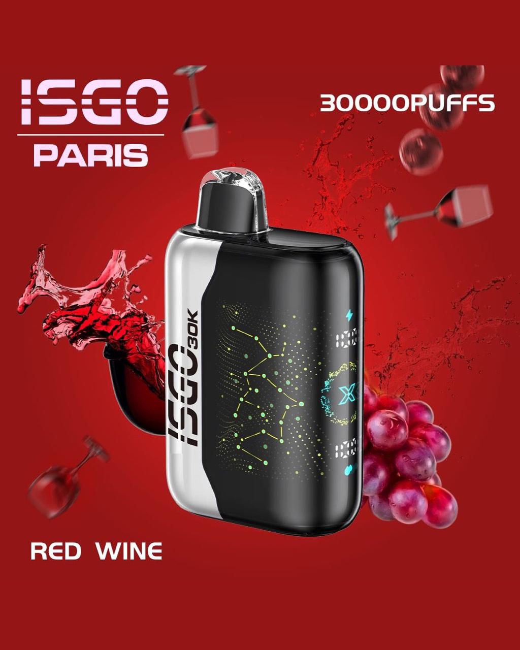 ISGO Paris X 30000 Puffs Disposable Vape Red Wine